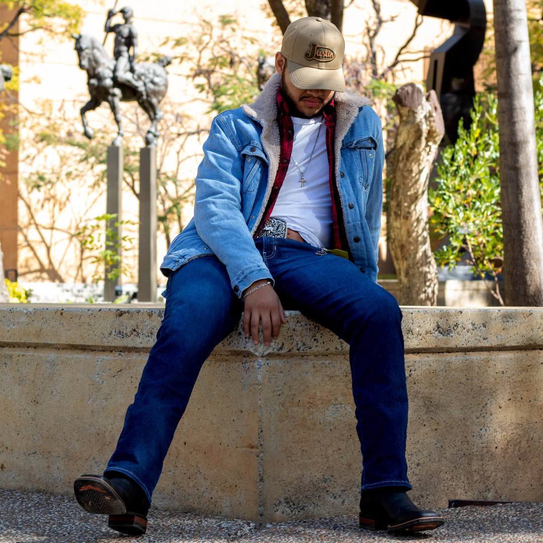 BOTAS VAQUERAS MARSHALL BLACK Justin Boots México