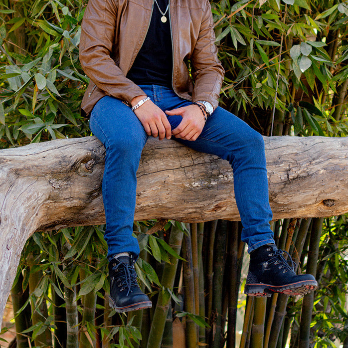 BOTA CASUAL MOORE BLACK Justin Boots México