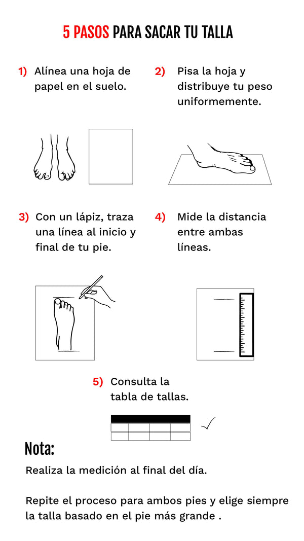 Guía de Tallas
