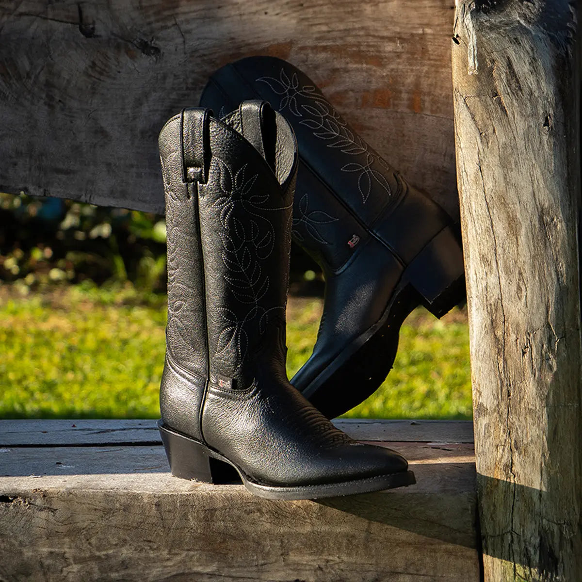 Botas shops vaqueras negras