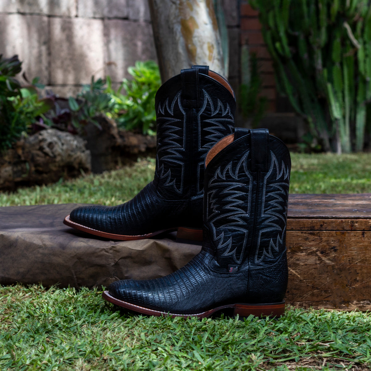 Botas Vaqueras de Hombre Piel de Lizard Justin Boots Mexico