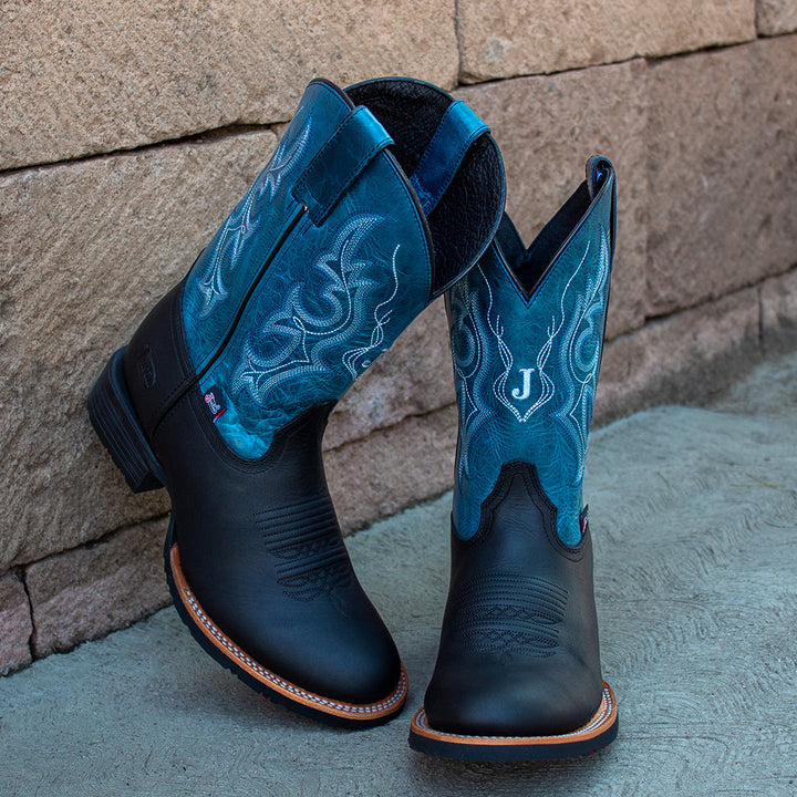 BOTAS VAQUERAS TEMPLE COBALTO MARSHALL Justin Boots México