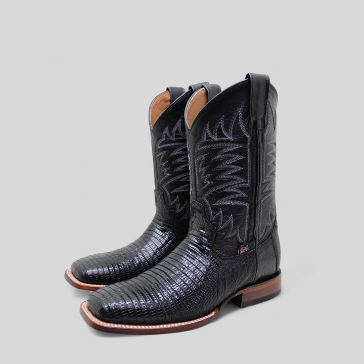 BOTAS VAQUERAS WEST EX CLAY BLACK Justin Boots México