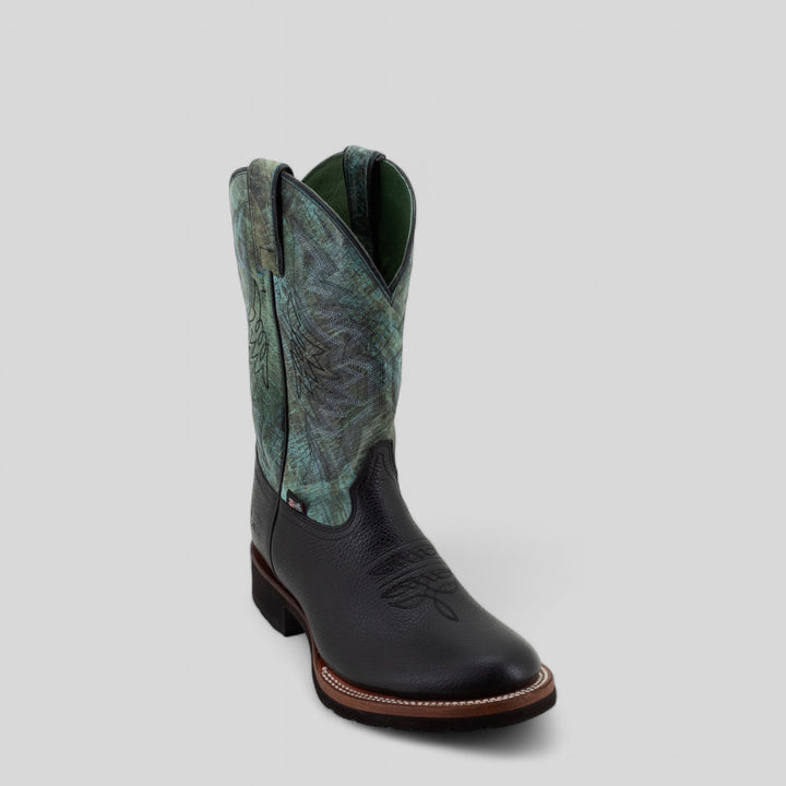 BOTAS VAQUERAS TEMPLE HENDRIX OBSIDIAN Justin Boots México