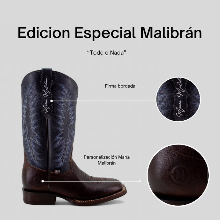 BOTAS VAQUERAS MARÍA MALIBRÁN 11" LEYEND Justin Boots México