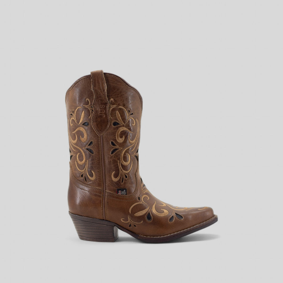 BOTAS VAQUERAS PARA MUJER AKIRA WESTREET Justin Boots México