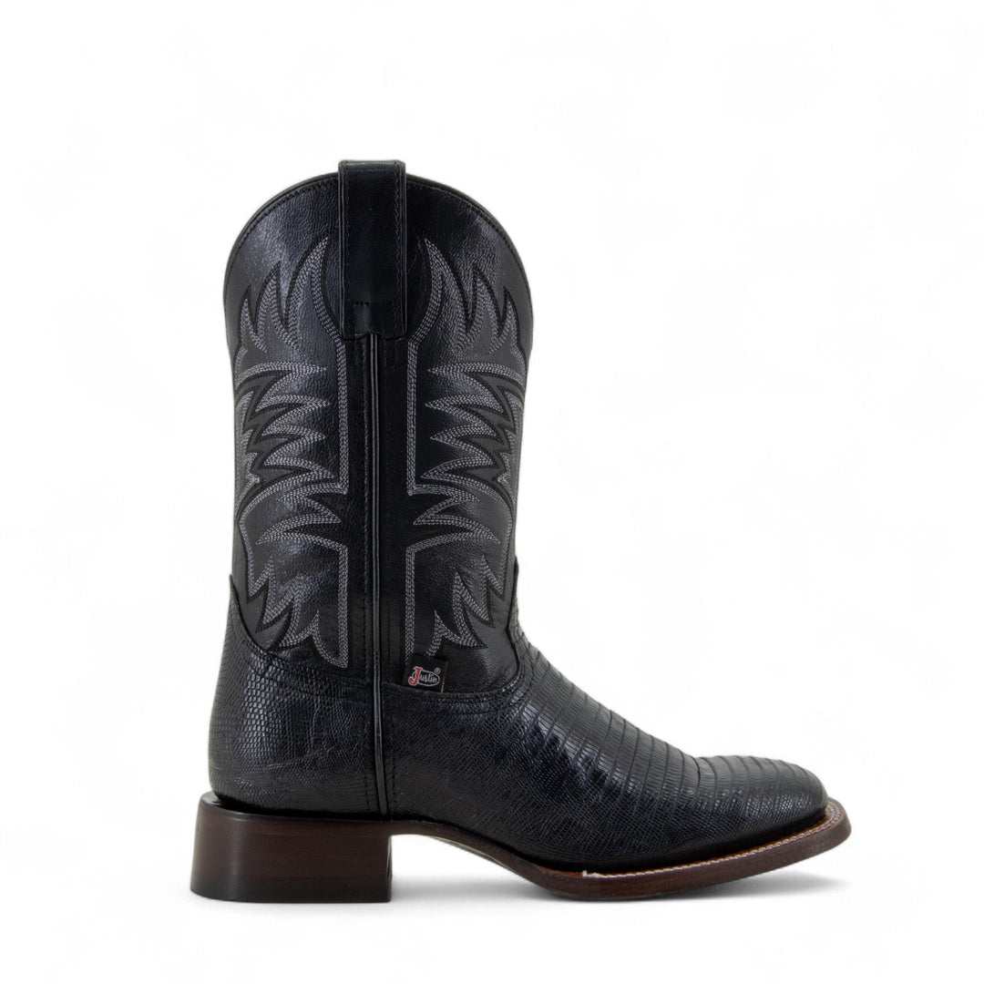 BOTAS VAQUERAS WEST EX CLAY BLACK Justin Boots México
