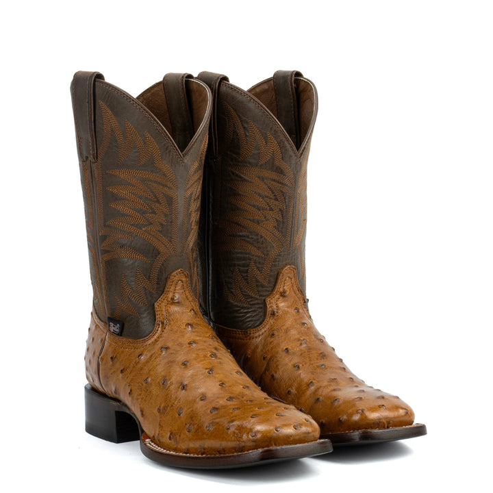 BOTAS VAQUERAS WEST ANGUS OSTRICH Justin Boots México