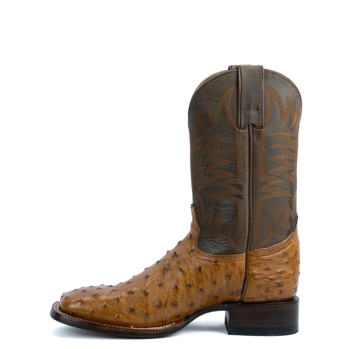 BOTAS VAQUERAS WEST ANGUS OSTRICH Justin Boots México