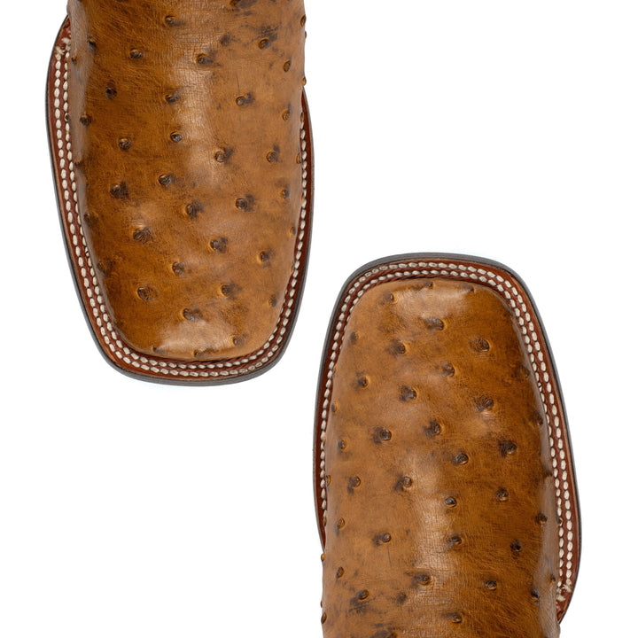 BOTAS VAQUERAS WEST ANGUS OSTRICH Justin Boots México