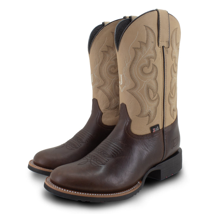 Botas Vaqueras Round Toe Justin Marshall Reno Justin Boots México