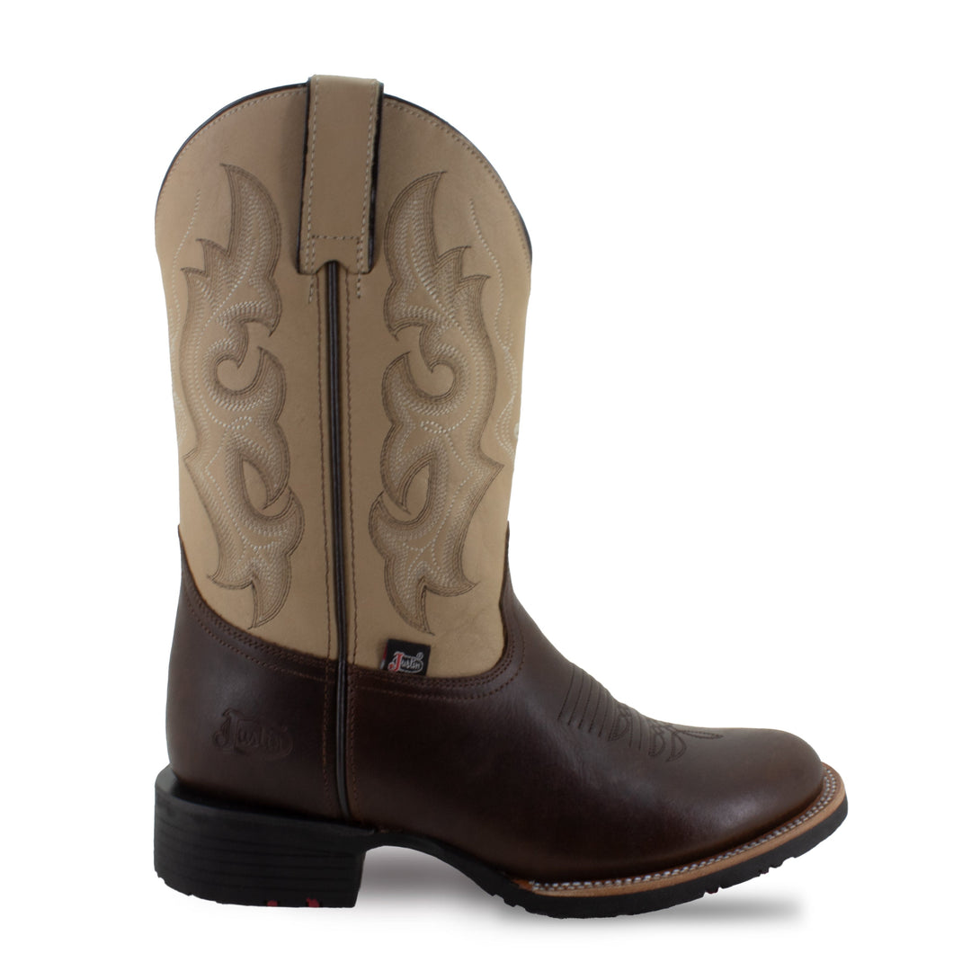 Botas Vaqueras Round Toe Justin Marshall Reno Justin Boots México