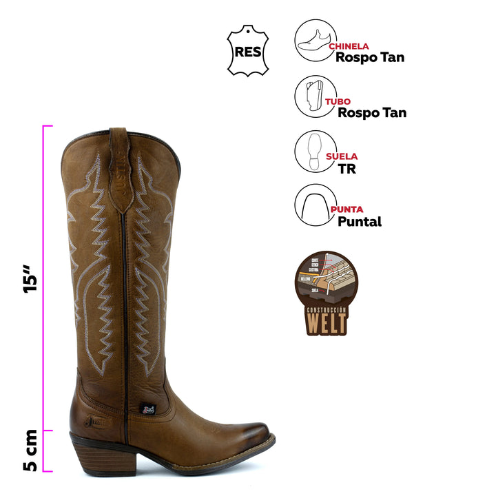 Annie Westreet Justin Boots México