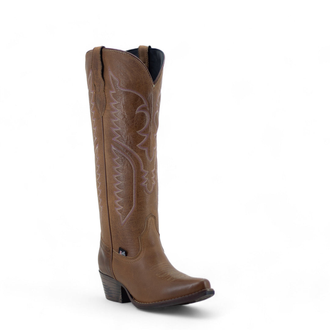 BOTAS VAQUERAS LARGAS PARA MUJER ANNIE WESTREET Justin Boots México