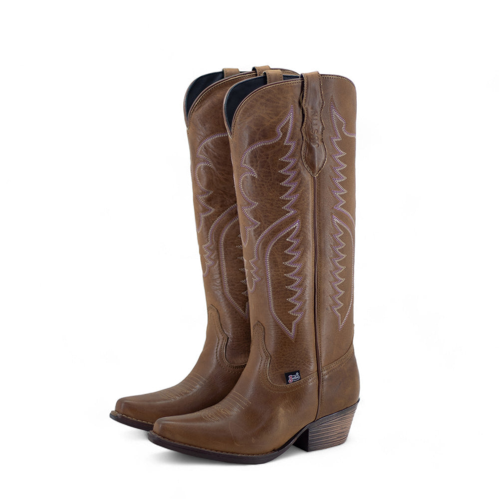 BOTAS VAQUERAS LARGAS PARA MUJER ANNIE WESTREET Justin Boots México