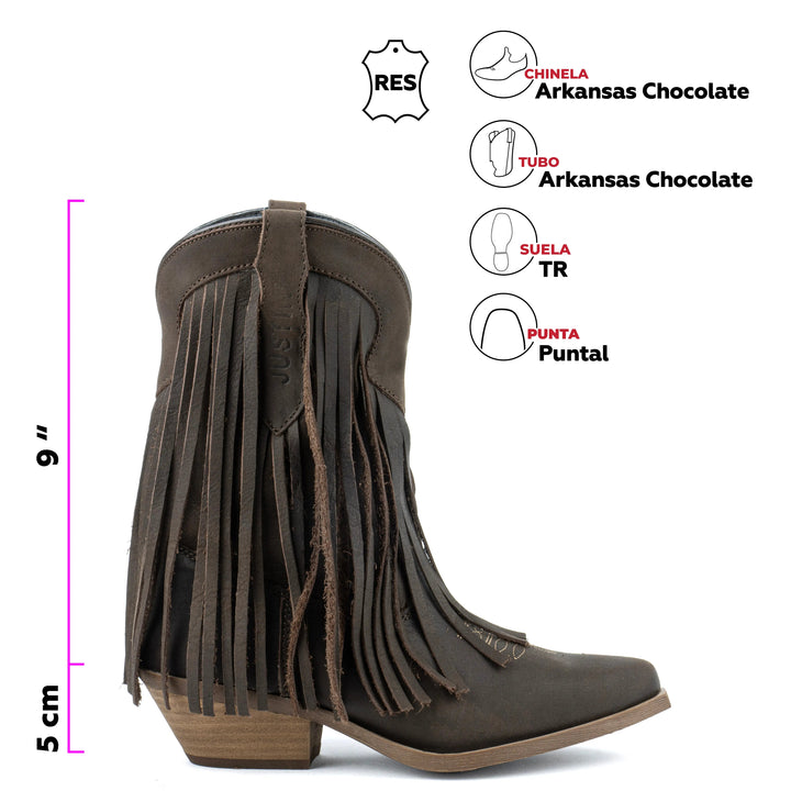 Rosella Westreet Justin Boots México
