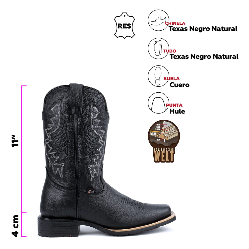BOTAS VAQUERAS HOMBRE HANK MARSHALL Justin Boots México