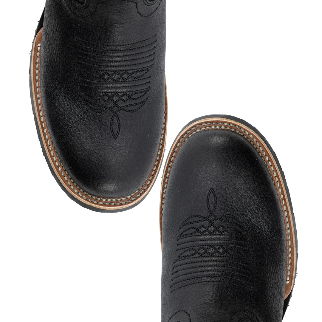 BOTAS VAQUERAS TEMPLE BLACK MARSHALL Justin Boots México