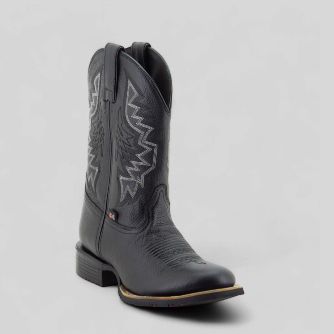 BOTAS VAQUERAS TEMPLE BLACK MARSHALL Justin Boots México