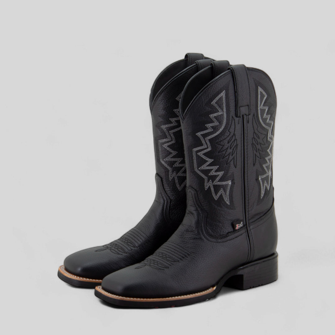 BOTAS VAQUERAS MARSHALL BLACK Justin Boots México