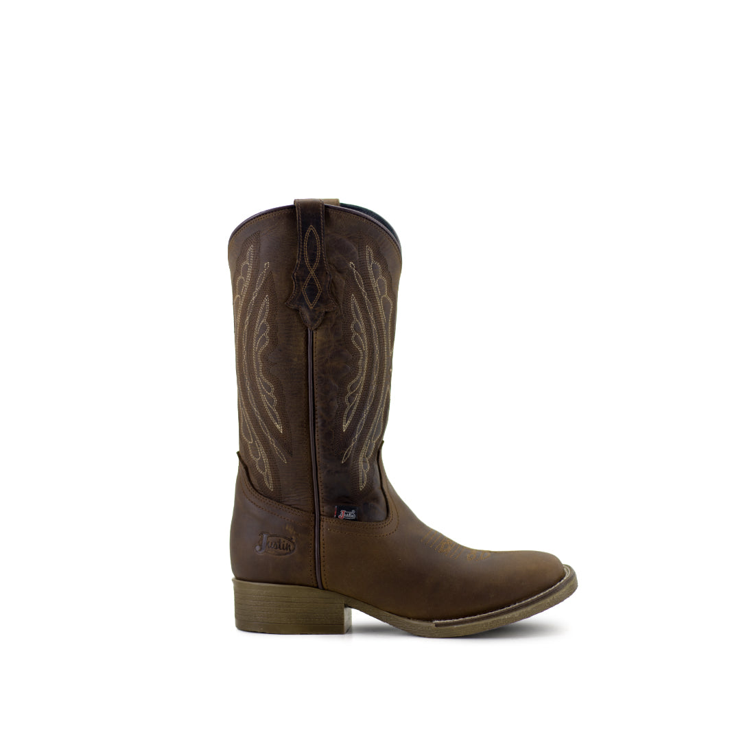 Botas Rein Westreet Rodeo Brown Justin Boots México