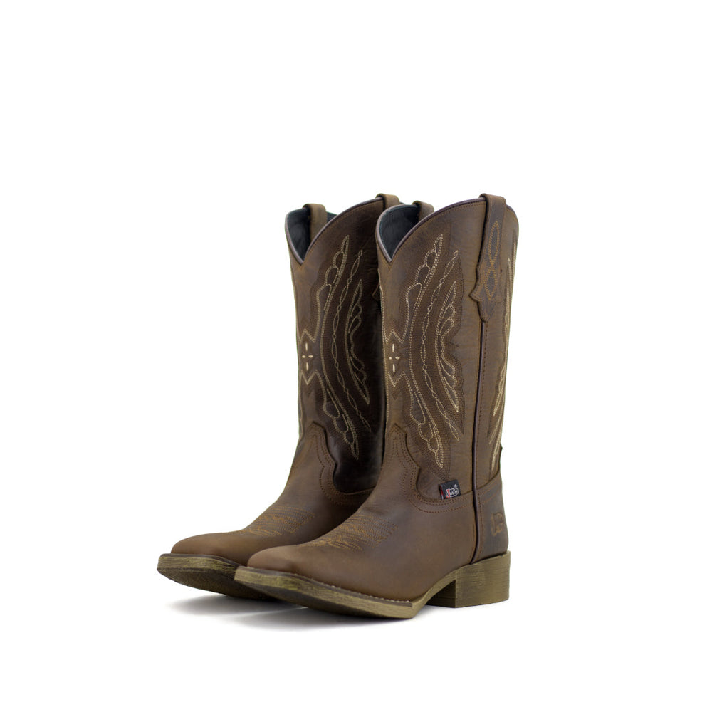 Botas Rein Westreet Rodeo Brown Justin Boots México