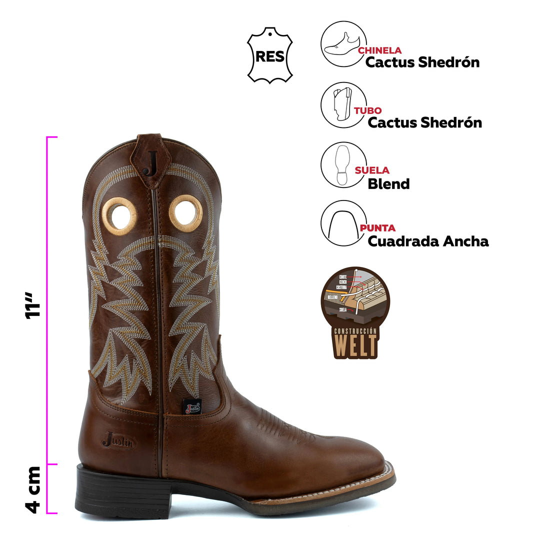 James Cactus Justin Boots México