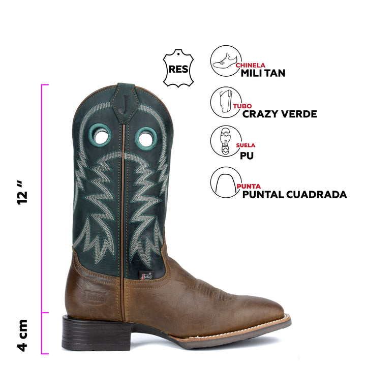 Kayce Tan Justin Boots México