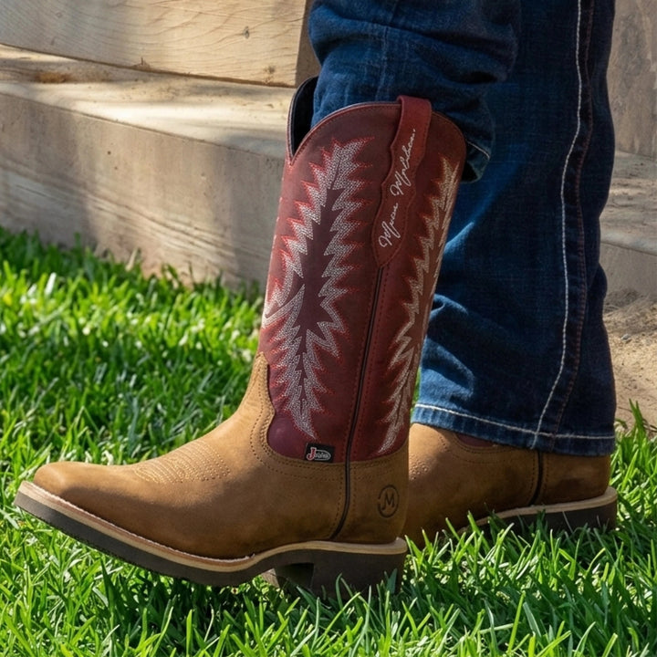 Botas Vaqueras Punta Bulldog para Mujer Justin Boots México