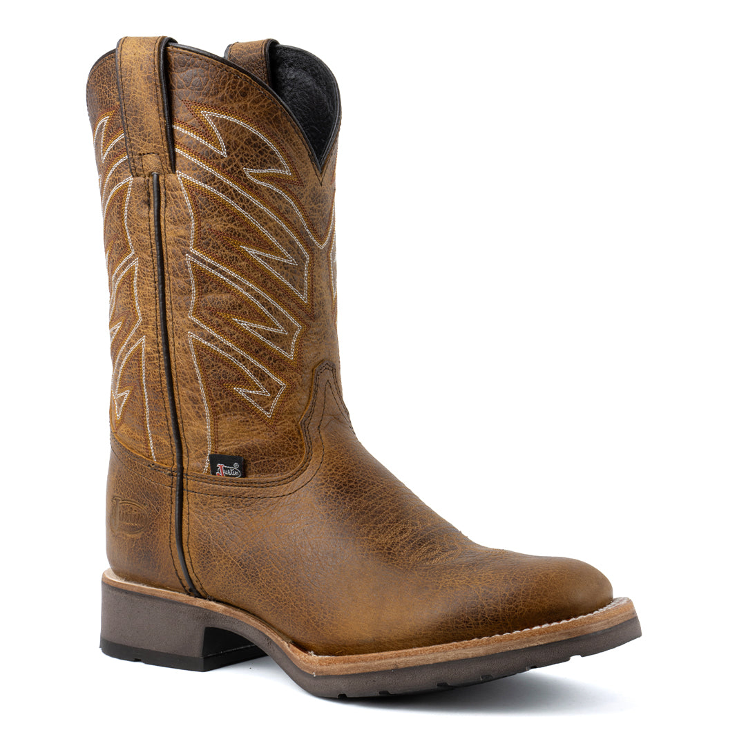 BOTAS VAQUERAS HUNTER COGÑAC TEKNO Justin Boots México