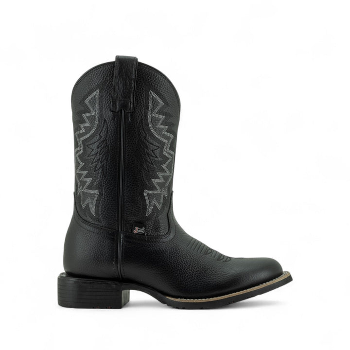 BOTAS VAQUERAS TEMPLE BLACK MARSHALL Justin Boots México