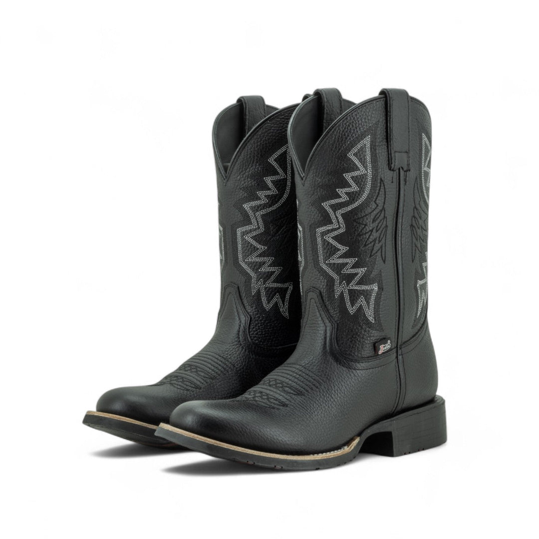 BOTAS VAQUERAS TEMPLE BLACK MARSHALL Justin Boots México