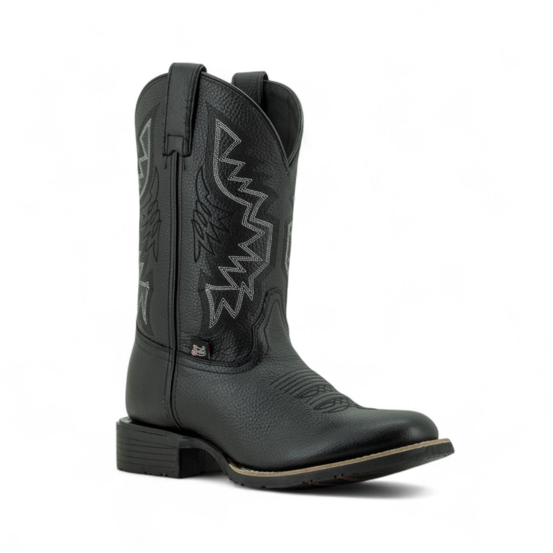 BOTAS VAQUERAS TEMPLE BLACK MARSHALL Justin Boots México