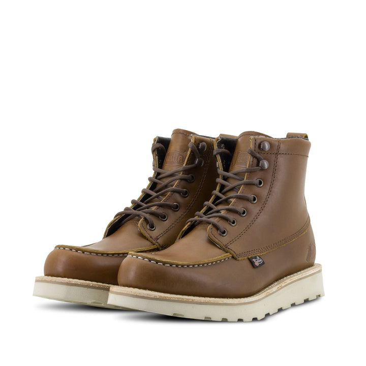 BOTA HOMBRE MOC TOE WORKMAN TAN Justin Boots México
