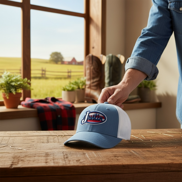 GORRA JUSTIN MIWOK BLUE Justin Boots México