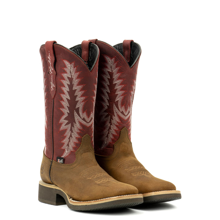 Botas Vaqueras Punta Bulldog para Mujer Justin Boots México