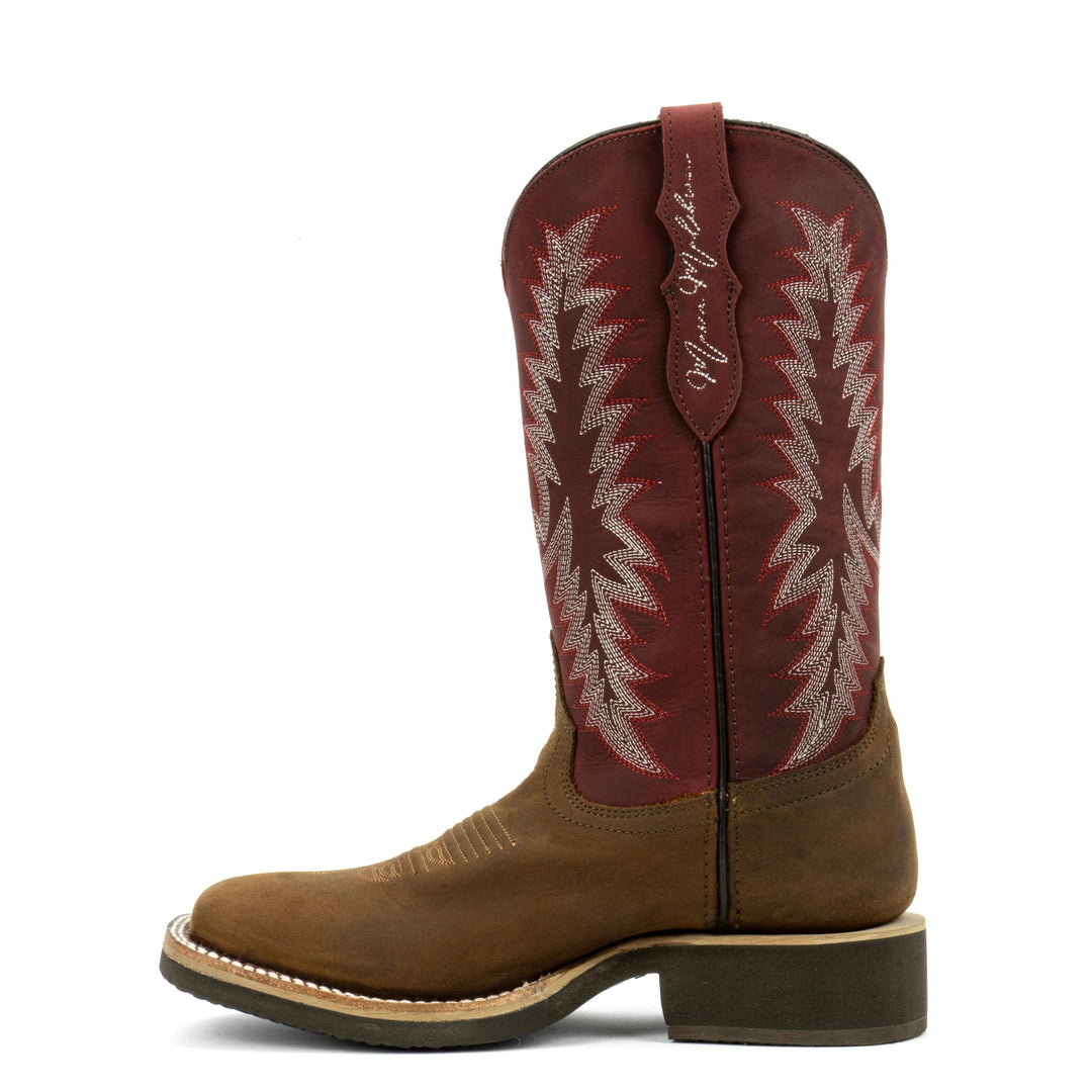 Botas Vaqueras Punta Bulldog para Mujer Justin Boots México